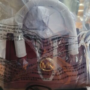 Michael Kors gabby small satchel crossbody Dark Cherry